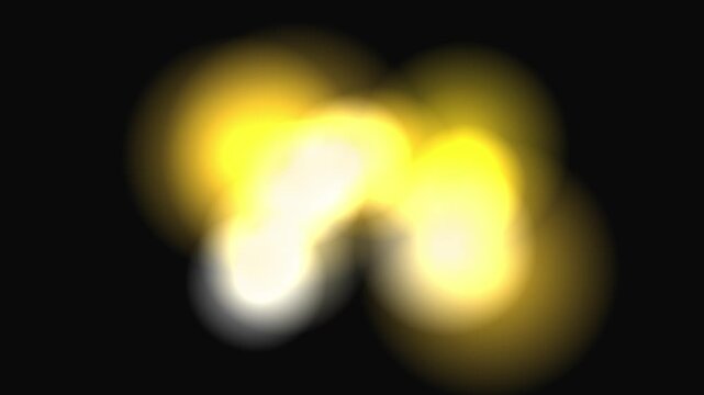 ゴールドダスト メタボール 金濃紺 ラバランプ 有機運動 4K背景