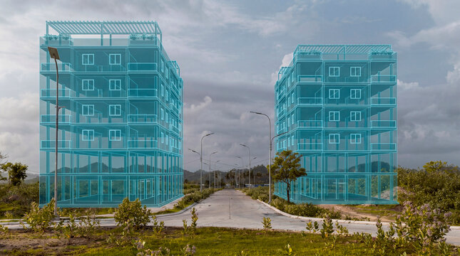 Parametric residential corridor visualization integrated within tropical urban expansion