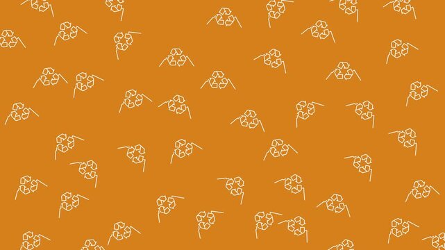 Repeated ketupat pattern on orange background, perfect for festive design elements, hari raya greetings, wallpaper, fabric prints, and packaging.