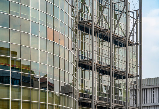Modern architectural detail