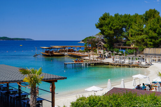 Ksamil , touristic resort in Albania