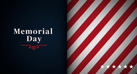 Fototapeta premium Memorial day patriotic background
