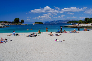 Obraz premium Ksamil , touristic resort in Albania