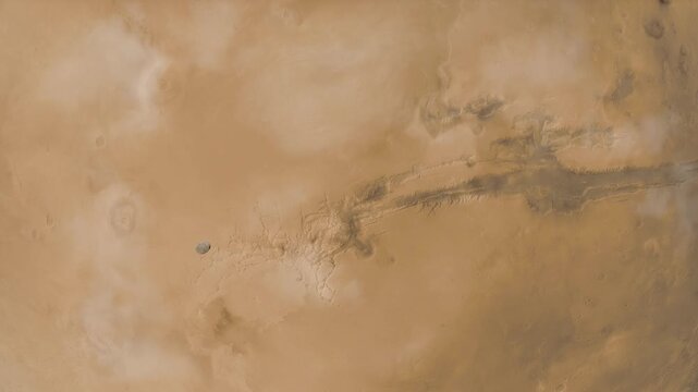 Animation time lapse of the surface of the planet Mars.