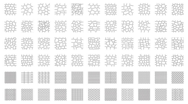 Architectural CAD Hatch Patterns Set seamless construction Material Symbols Floor Plan Texture Collection
