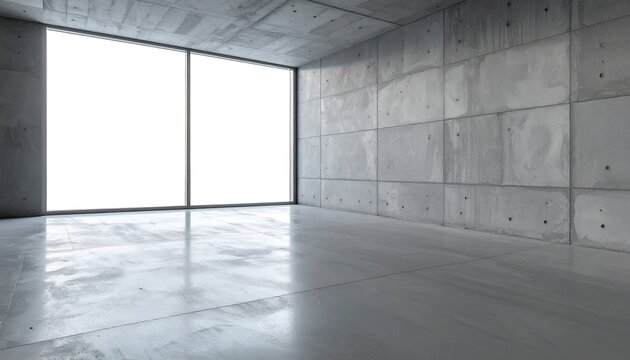 A high-definition image of a smooth, polished loft-style concrete wall with a sleek
