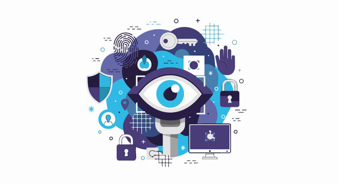 Cybersecurity and Biometric Authentication Vector for Digital Privacy and Network Security