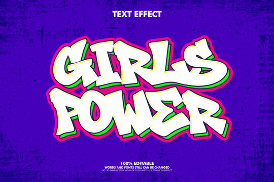 Free style street art graffiti text ffect