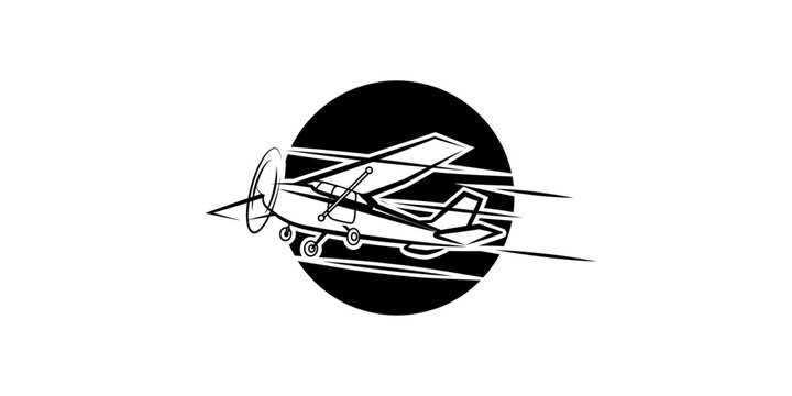 Small Aricraft icon vector illustration