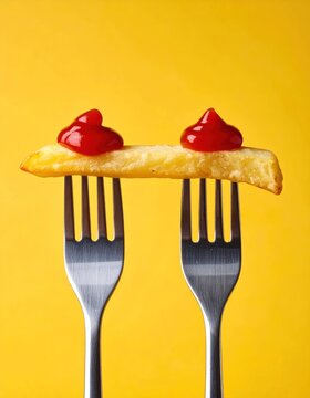 Fries ketchup