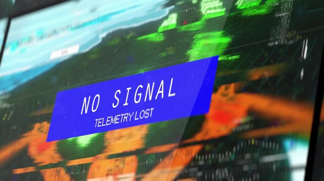 FPV drone lost due to radio jamming, signal loss and countermeasure concept