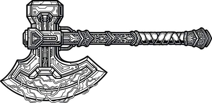 vector illustration of a gun with bullets