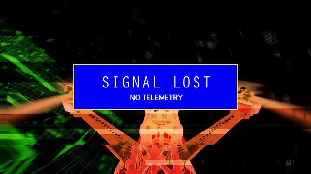 Drone operator loses FPV drone due to radio jamming, signal loss countermeasures