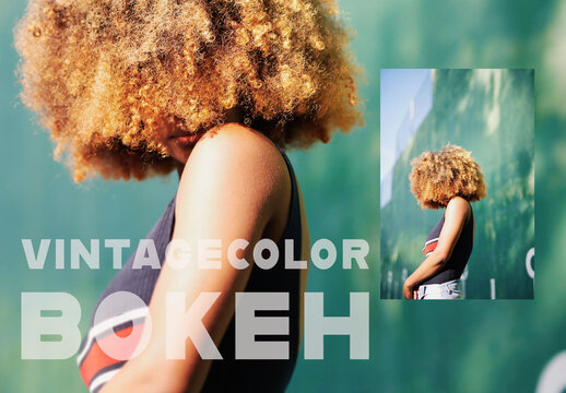 Photo Effect Vintage Color Bokeh