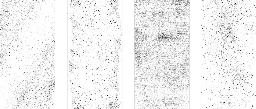 Dirty grainy and scratches. Set of distress overlay texture. sat and dust grain texture or dirt overlay old canvas pattern textured for Overlay textures set stamp with grunge effect.