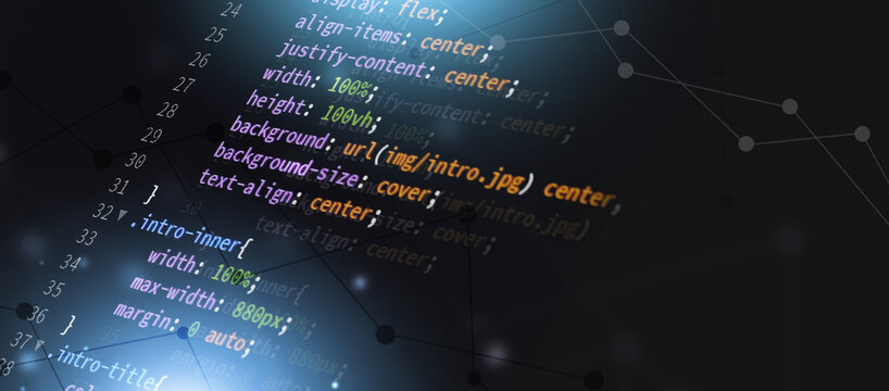 css web coding language banner