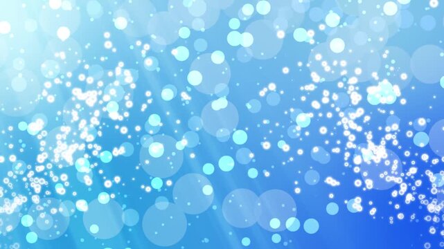 下降する水玉のエフェクト