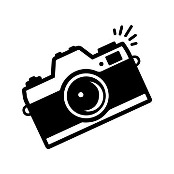 DSLR Digital Camera Photography Vector Icon