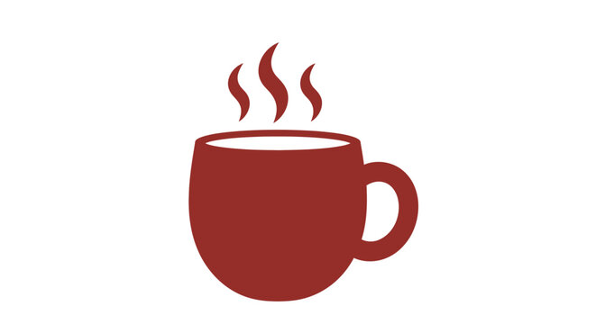 Hot Beverage in Red Mug.