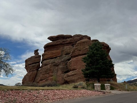 Rock formation in Morrison, Colorado