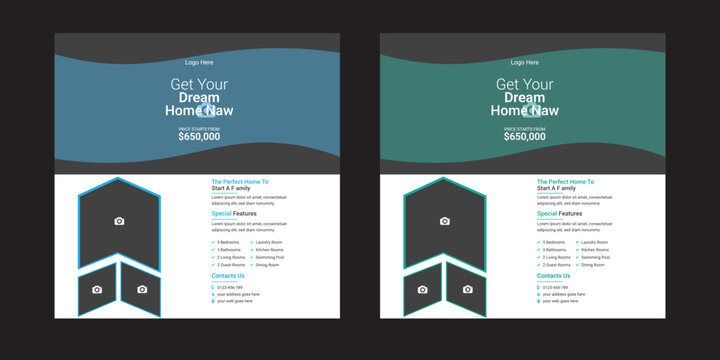 Modern Real state Home rent social media post Sale or carousel design template Modern Real state Home rent social media post Sale or carousel design template