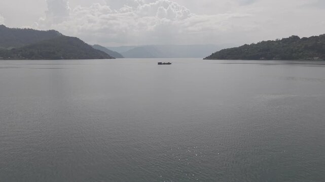 lake and mountains