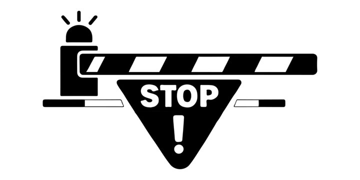 Abstract vector illustration of a black movie clapper board with film reel and camera icons representing a Hollywood cinema production concept