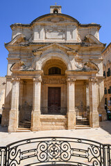 Obraz premium View at the town of La Valletta on Malta