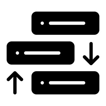 prioritize glyph icon
