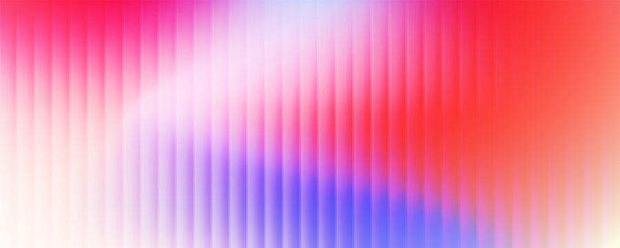 Abstract gradient background with vertical lines and vibrant color blur