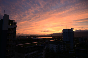 Naklejka premium 夕方の空