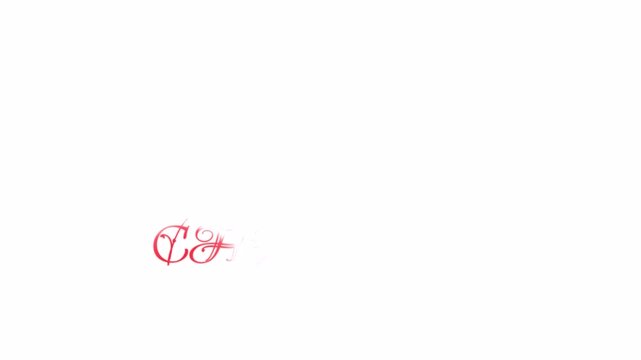 Welcome to My Channel Elegant Calligraphy Animation on White Background, YouTube Intro, Social Media Opener, Content Creator Greeting, Subscription Invite, Stream Opener, Video Intro 4k video