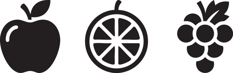 Obraz premium Sweet Fruit Grape Vineyard Harvest Icon