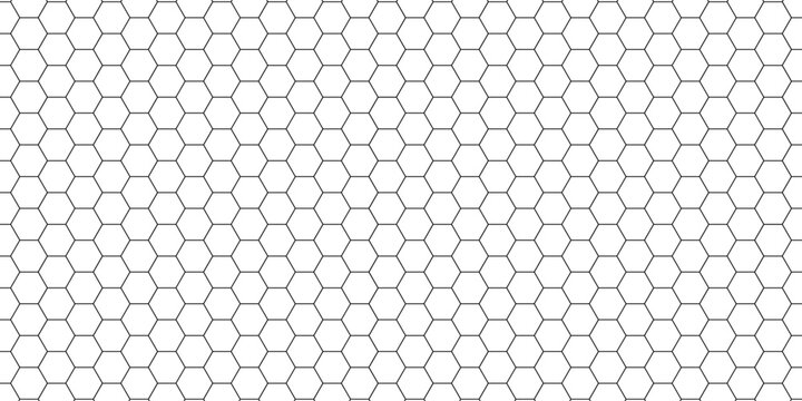 Honeycomb pattern with hexagon mesh. honeycomb seamless pattern, Hexagon Grid tech pattern. vector illustration. eps10