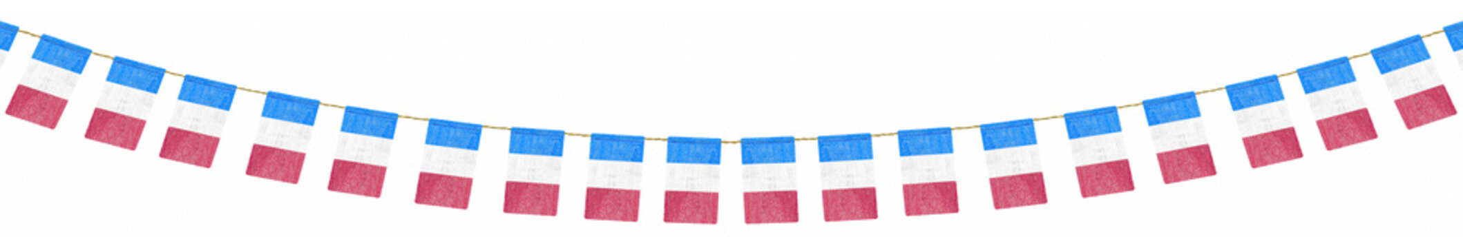Guirlande tricolore 