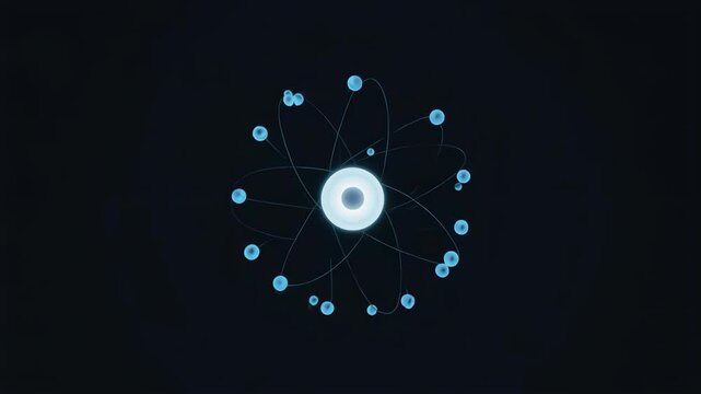 Minimal atom model rotating slowly