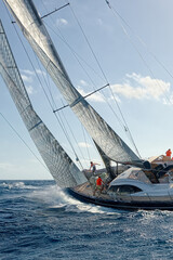 Sailing yacht regatta. Yachting. Sailing  © Alvov