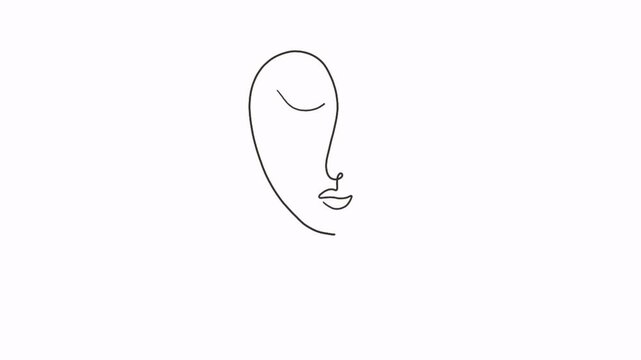 
Elegant Female Face Portrait