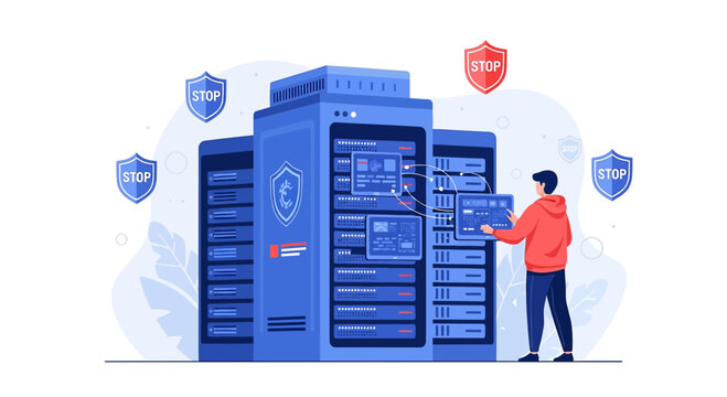 Server Room Security and Data Protection with IT Specialist