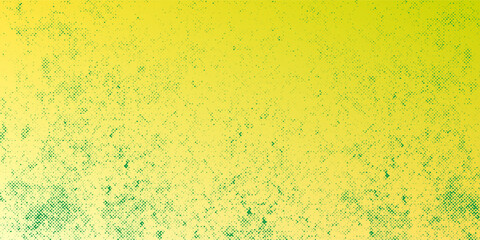 Abstract yellow and green gradient background with halftone dot texture. Modern distressed pop art style for creative posters, industrial backdrops, or vibrant graphic design projects. © nawari