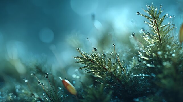 composed of soft emerald moss, illuminated by dynamic strobe flashes, 8k resolution, ultra-high definition, subtle lens flare, macro photography, volumetric fog, minimalist aesthetic, triadic