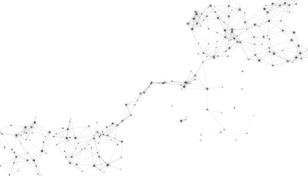 Digital Plexus Mesh Network With Connected Nodes