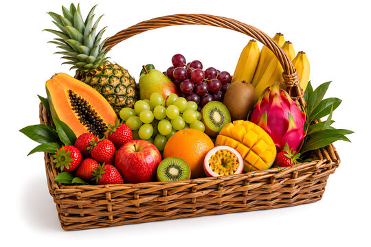 cesta de frutas para uso comercial, gerado IA