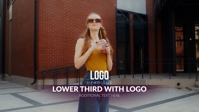 Minimal Broadcast Package Lower Third With Logo &ndash; Clean Motion Graphics Toolkit with Titles, Lower Thirds, Logo, Transitions and Promo Elements for TV and Media