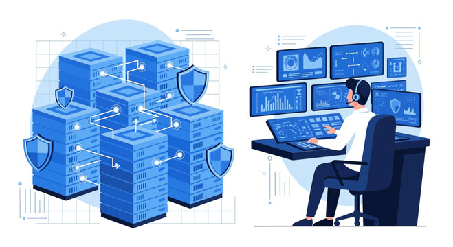 Cyber Security Data Center Network Server Rack Monitoring Protection