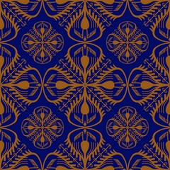 Fototapeta premium seamless damask pattern