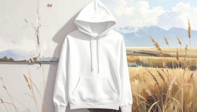 White hoodie