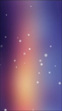 A dreamy gradient of purple, pink, and gold creates a soft, ethereal background, accented with bokeh-like orbs, evoking a sense of calm and wonder.