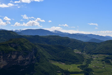 Obraz premium Schöne Landschaft bei Mezzocorona im Trentino