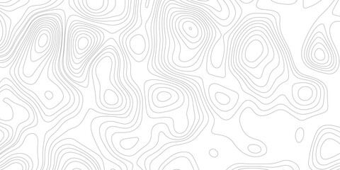 Topographic map background geographic line map with elevation assignments. Modern design with White background with topographic wavy pattern design.paper texture Imitation of a geographical map shades © Sajjad